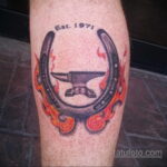 Фото рисунока тату с подковой 22.07.2021 №363 - drawing tattoo horseshoe - tatufoto.com