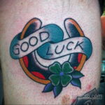 Фото рисунока тату с подковой 22.07.2021 №379 - drawing tattoo horseshoe - tatufoto.com