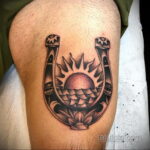 Фото рисунока тату с подковой 22.07.2021 №397 - drawing tattoo horseshoe - tatufoto.com
