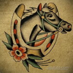 Фото рисунока тату с подковой 22.07.2021 №402 - drawing tattoo horseshoe - tatufoto.com