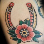 Фото рисунока тату с подковой 22.07.2021 №405 - drawing tattoo horseshoe - tatufoto.com