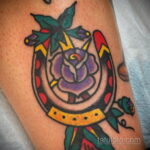 Фото рисунока тату с подковой 22.07.2021 №409 - drawing tattoo horseshoe - tatufoto.com
