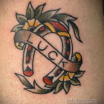 Фото рисунока тату с подковой 22.07.2021 №457 - drawing tattoo horseshoe - tatufoto.com