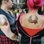 Фото рисунока тату с подковой 22.07.2021 №492 - drawing tattoo horseshoe - tatufoto.com