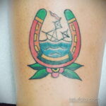 Фото рисунока тату с подковой 22.07.2021 №495 - drawing tattoo horseshoe - tatufoto.com