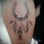 Фото рисунока тату с подковой 22.07.2021 №534 - drawing tattoo horseshoe - tatufoto.com