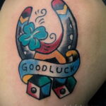 Фото рисунока тату с подковой 22.07.2021 №535 - drawing tattoo horseshoe - tatufoto.com