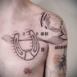 Фото рисунока тату с подковой 22.07.2021 №583 - drawing tattoo horseshoe - tatufoto.com