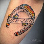Фото рисунока тату с подковой 22.07.2021 №588 - drawing tattoo horseshoe - tatufoto.com