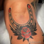 Фото рисунока тату с подковой 22.07.2021 №597 - drawing tattoo horseshoe - tatufoto.com
