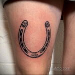 Фото рисунока тату с подковой 22.07.2021 №606 - drawing tattoo horseshoe - tatufoto.com