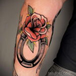 Фото рисунока тату с подковой 22.07.2021 №616 - drawing tattoo horseshoe - tatufoto.com