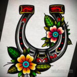 Фото рисунока тату с подковой 22.07.2021 №629 - drawing tattoo horseshoe - tatufoto.com