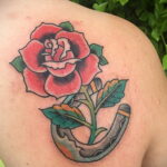 Фото рисунока тату с подковой 22.07.2021 №653 - drawing tattoo horseshoe - tatufoto.com