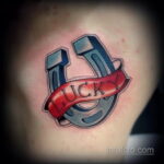 Фото рисунока тату с подковой 22.07.2021 №654 - drawing tattoo horseshoe - tatufoto.com