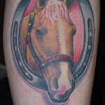 Фото рисунока тату с подковой 22.07.2021 №655 - drawing tattoo horseshoe - tatufoto.com