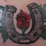 Фото рисунока тату с подковой 22.07.2021 №658 - drawing tattoo horseshoe - tatufoto.com