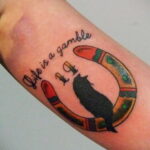 Фото рисунока тату с подковой 22.07.2021 №668 - drawing tattoo horseshoe - tatufoto.com