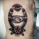 Фото рисунока тату с подковой 22.07.2021 №707 - drawing tattoo horseshoe - tatufoto.com