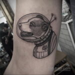 Фото тату астронавт 17.07.2021 №211 - astronaut tattoo - tatufoto.com