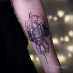 Фото тату астронавт 17.07.2021 №256 - astronaut tattoo - tatufoto.com