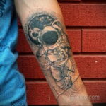 Фото тату астронавт 17.07.2021 №257 - astronaut tattoo - tatufoto.com