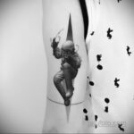 Фото тату астронавт 17.07.2021 №271 - astronaut tattoo - tatufoto.com