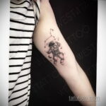 Фото тату астронавт 17.07.2021 №272 - astronaut tattoo - tatufoto.com