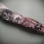 Фото тату астронавт 17.07.2021 №278 - astronaut tattoo - tatufoto.com