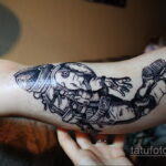 Фото тату астронавт 17.07.2021 №290 - astronaut tattoo - tatufoto.com