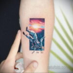 Фото тату астронавт 17.07.2021 №305 - astronaut tattoo - tatufoto.com