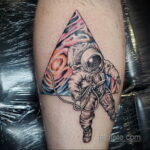 Фото тату астронавт 17.07.2021 №307 - astronaut tattoo - tatufoto.com