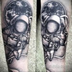 Фото тату астронавт 17.07.2021 №315 - astronaut tattoo - tatufoto.com