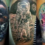 Фото тату астронавт 17.07.2021 №319 - astronaut tattoo - tatufoto.com