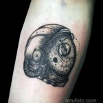 Фото тату астронавт 17.07.2021 №328 - astronaut tattoo - tatufoto.com