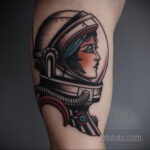 Фото тату астронавт 17.07.2021 №332 - astronaut tattoo - tatufoto.com