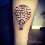 Фото тату воздушный шар 05.07.2021 №016 - balloon tattoo - tatufoto.com