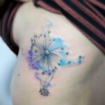 Фото тату воздушный шар 05.07.2021 №017 - balloon tattoo - tatufoto.com