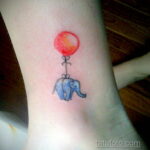 Фото тату воздушный шар 05.07.2021 №021 - balloon tattoo - tatufoto.com