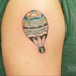 Фото тату воздушный шар 05.07.2021 №022 - balloon tattoo - tatufoto.com