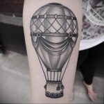 Фото тату воздушный шар 05.07.2021 №035 - balloon tattoo - tatufoto.com
