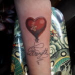 Фото тату воздушный шар 05.07.2021 №072 - balloon tattoo - tatufoto.com