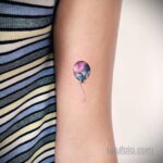 Фото тату воздушный шар 05.07.2021 №090 - balloon tattoo - tatufoto.com