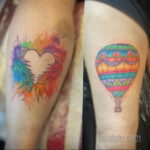 Фото тату воздушный шар 05.07.2021 №091 - balloon tattoo - tatufoto.com