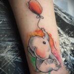 Фото тату воздушный шар 05.07.2021 №093 - balloon tattoo - tatufoto.com