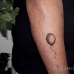 Фото тату воздушный шар 05.07.2021 №098 - balloon tattoo - tatufoto.com