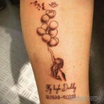 Фото тату воздушный шар 05.07.2021 №108 - balloon tattoo - tatufoto.com