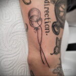 Фото тату воздушный шар 05.07.2021 №110 - balloon tattoo - tatufoto.com