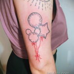 Фото тату воздушный шар 05.07.2021 №115 - balloon tattoo - tatufoto.com