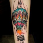 Фото тату воздушный шар 05.07.2021 №159 - balloon tattoo - tatufoto.com